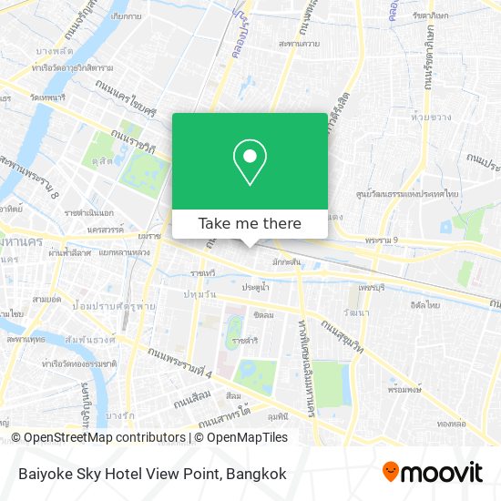 Baiyoke Sky Hotel View Point map