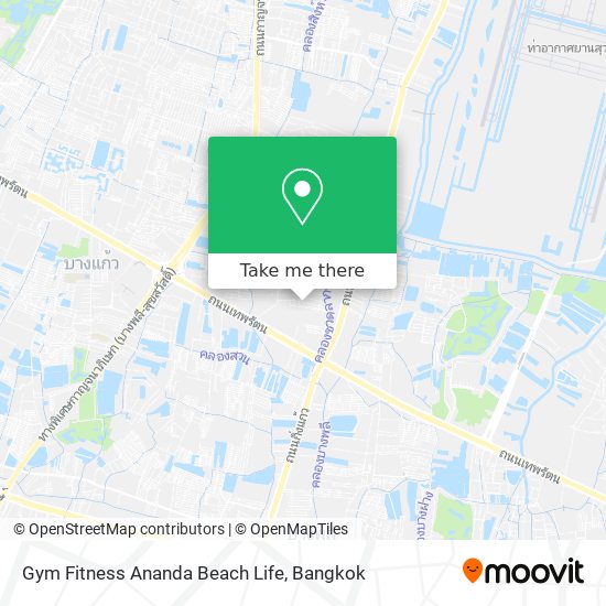 Gym Fitness Ananda Beach Life map