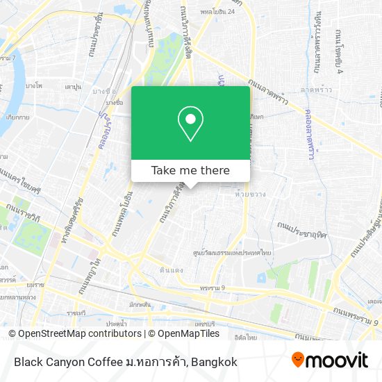 Black Canyon Coffee ม.หอการค้า map