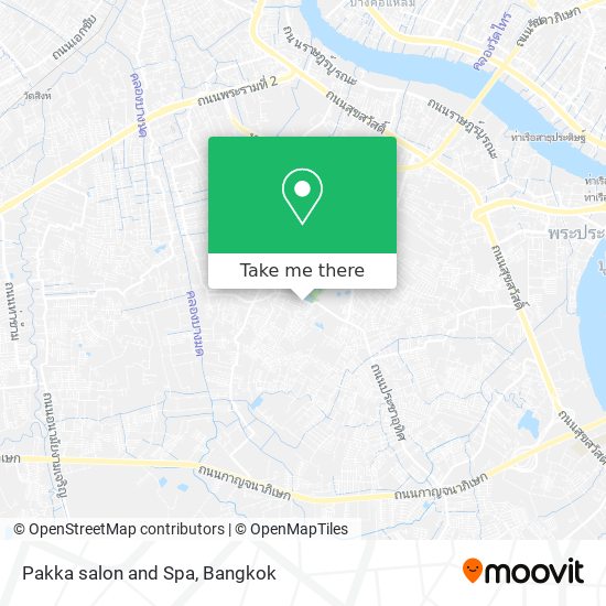 Pakka salon and Spa map