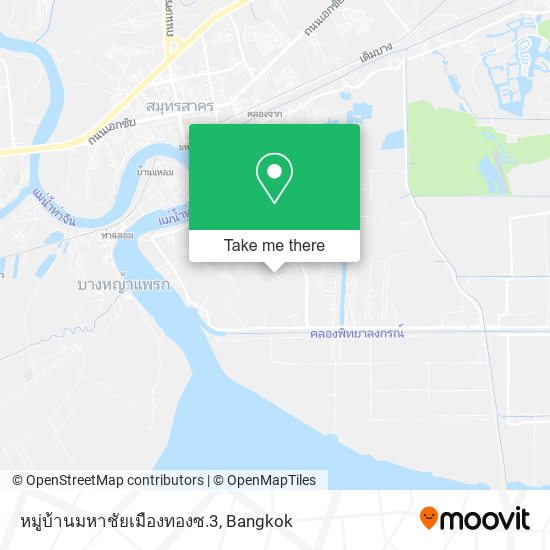 หมู่บ้านมหาชัยเมืองทองซ.3 map