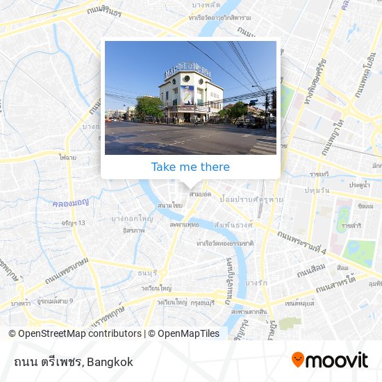 ถนน ตรีเพชร map