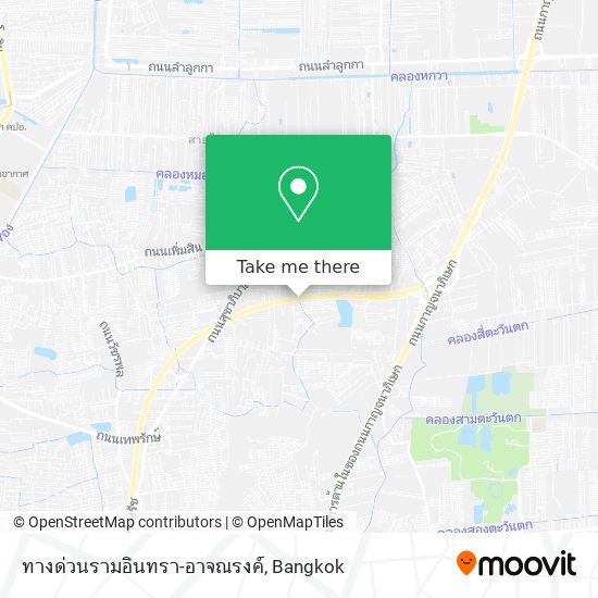 ทางด่วนรามอินทรา-อาจณรงค์ map