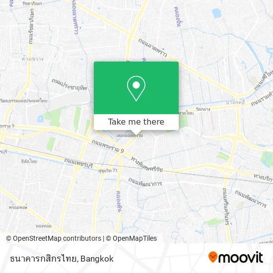 ธนาคารกสิกรไทย map
