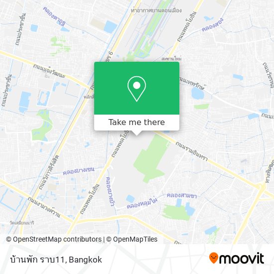 บ้านพัก ราบ11 map