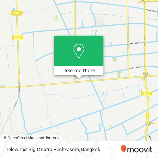 Telewiz @ Big C Extra Pechkasem map