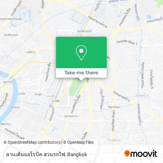 ลานเต้นแอโรบิค สวนรถไฟ map