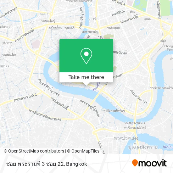 ซอย พระรามที่ 3 ซอย 22 map