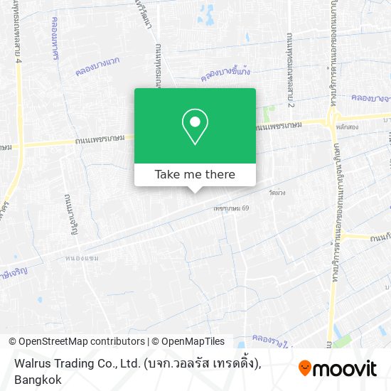 Walrus Trading Co., Ltd. (บจก.วอลรัส เทรดดิ้ง) map