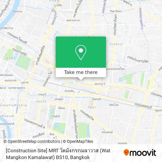 [Construction Site] MRT วัดมังกรกมลาวาส (Wat Mangkon Kamalawat) BS10 map