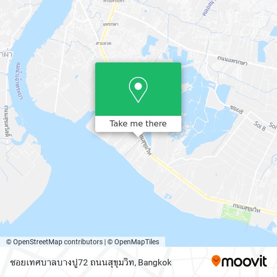 ซอยเทศบาลบางปู72 ถนนสุขุมวิท map