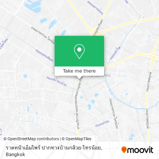 ราดหน้าเอ็มไพร์ ปากทางบ้านกล้วย-ไทรน้อย map