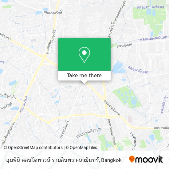 ลุมพินี คอนโดทาวน์ รามอินทรา-นวมินทร์ map