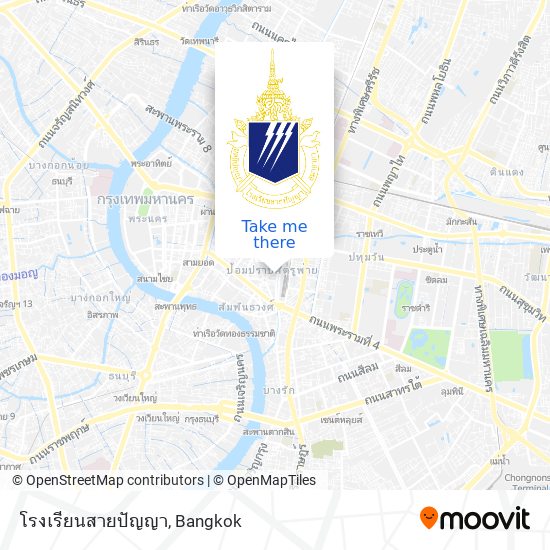 โรงเรียนสายปัญญา map