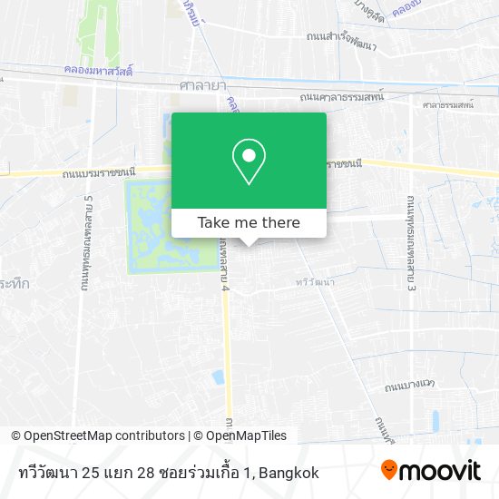 ทวีวัฒนา 25 แยก 28 ซอยร่วมเกื้อ 1 map