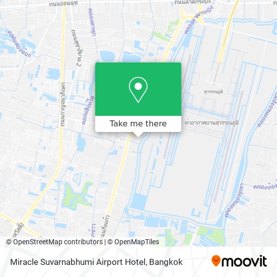 Miracle Suvarnabhumi Airport Hotel map