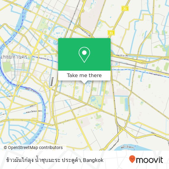 ข้าวมันไก่ลุง น้ำซุบมะระ ประตูดำ map