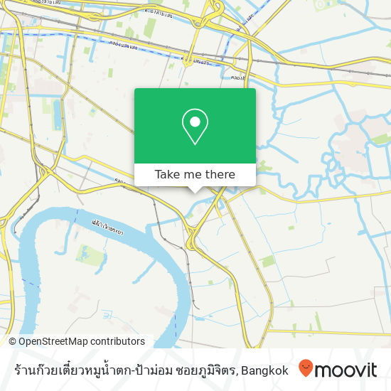 ร้านก๊วยเตี๋ยวหมูน้ำตก-ป้าม่อม ซอยภูมิจิตร map