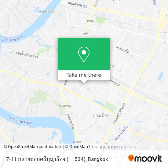 7-11 กลางซอยศรีบุญเรือง​ (11534) map