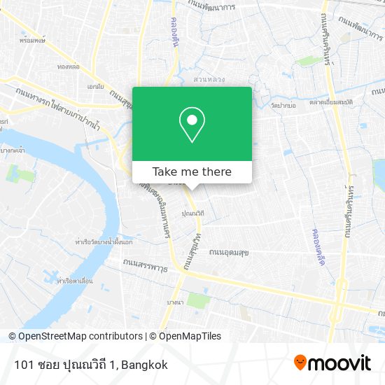 101 ซอย ปุณณวิถี 1 map