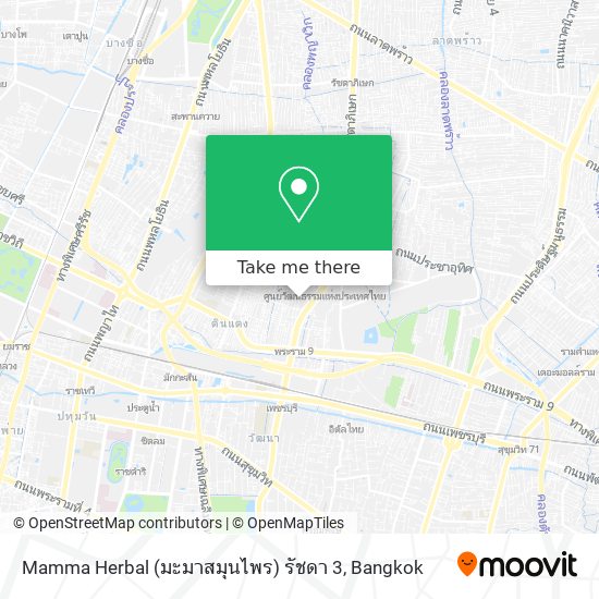 Mamma Herbal (มะมาสมุนไพร) รัชดา 3 map