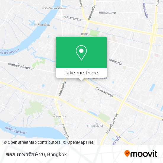 ซอย เทพารักษ์ 20 map