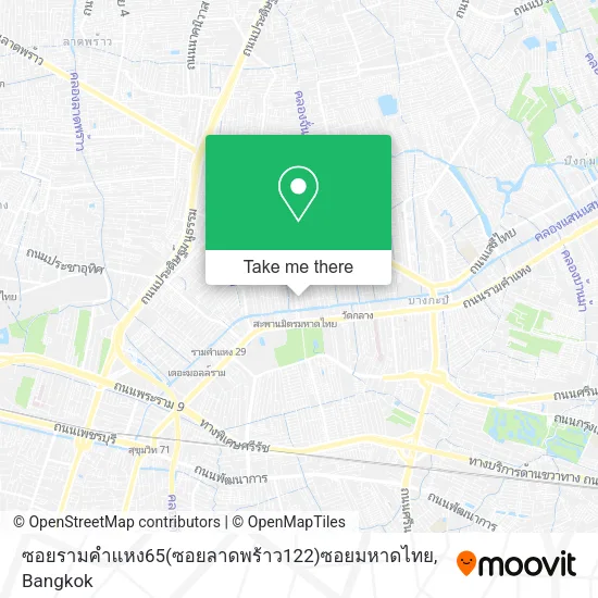 ซอยรามคำแหง65(ซอยลาดพร้าว122)ซอยมหาดไทย map