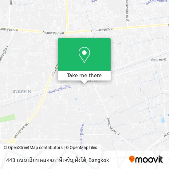 443 ถนนเลียบคลองภาษีเจริญฝั่งใต้ map