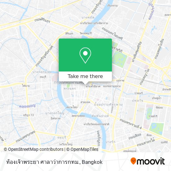 ห้องเจ้าพระยา ศาลาว่าการกทม. map