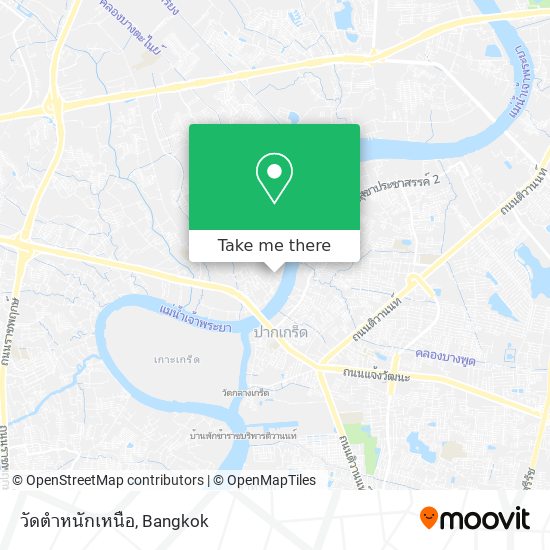 วัดตำหนักเหนือ map