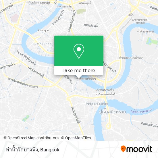 ท่าน้ำวัดบางพึ่ง map