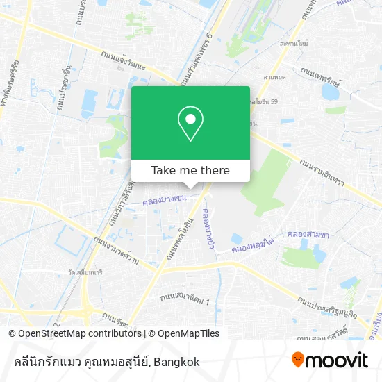 คลีนิกรักแมว คุณหมอสุนีย์ map