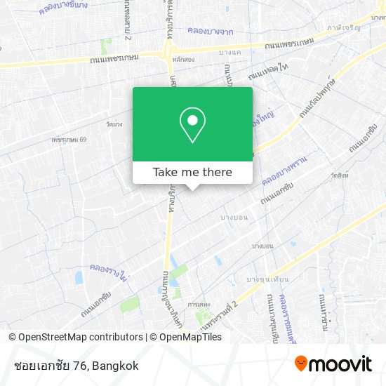 ซอยเอกชัย 76 map