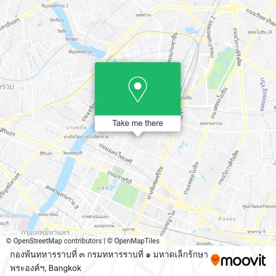 กองพันทหารราบที่ ๓ กรมทหารราบที่ ๑ มหาดเล็กรักษาพระองค์ฯ map