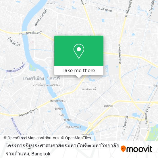 โครงการรัฐประศาสนศาสตรมหาบัณฑิต มหาวิทยาลัยรามคำแหง map