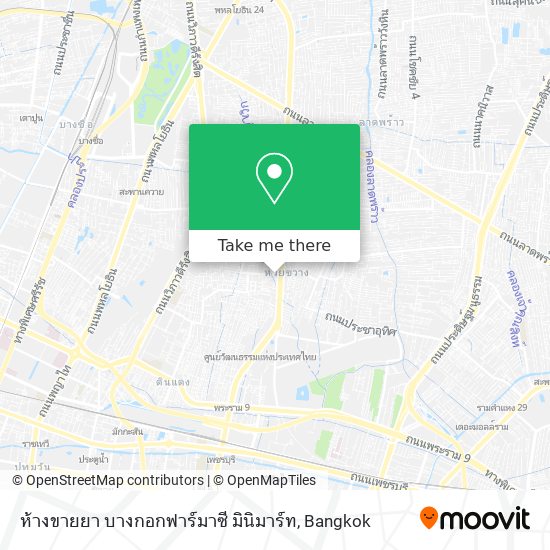 ห้างขายยา บางกอกฟาร์มาซี มินิมาร์ท map