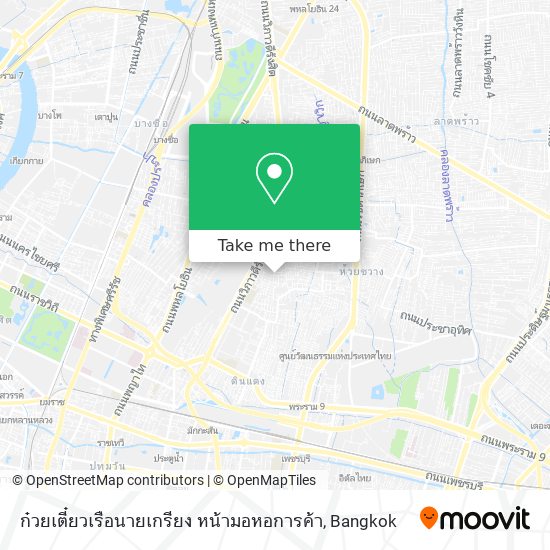 ก๋วยเตี๋ยวเรือนายเกรียง หน้ามอหอการค้า map