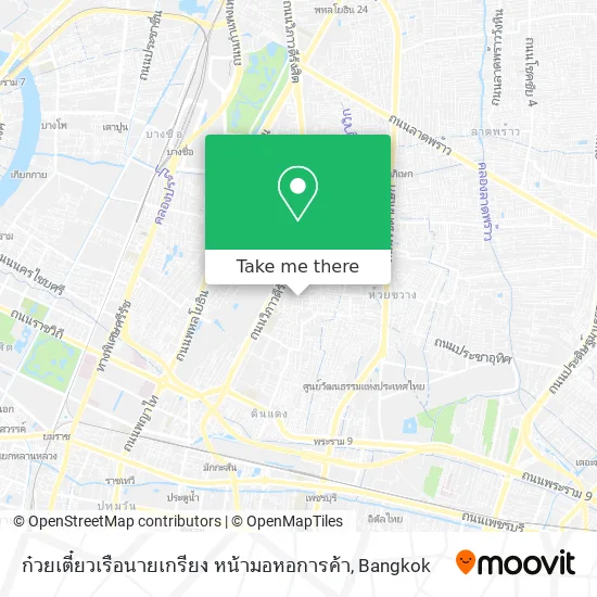 ก๋วยเตี๋ยวเรือนายเกรียง หน้ามอหอการค้า map