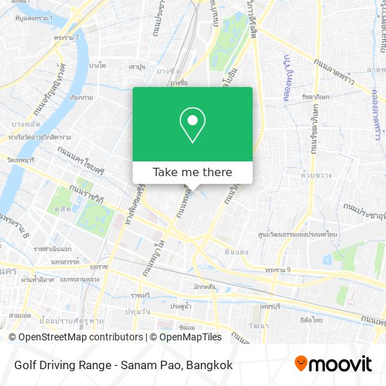 Golf Driving Range - Sanam Pao map