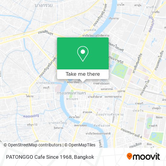 PATONGGO Cafe Since 1968 map