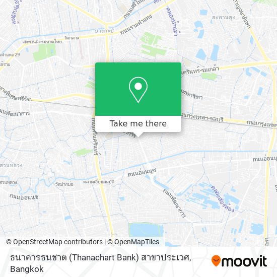 ธนาคารธนชาต (Thanachart Bank) สาขาประเวศ map