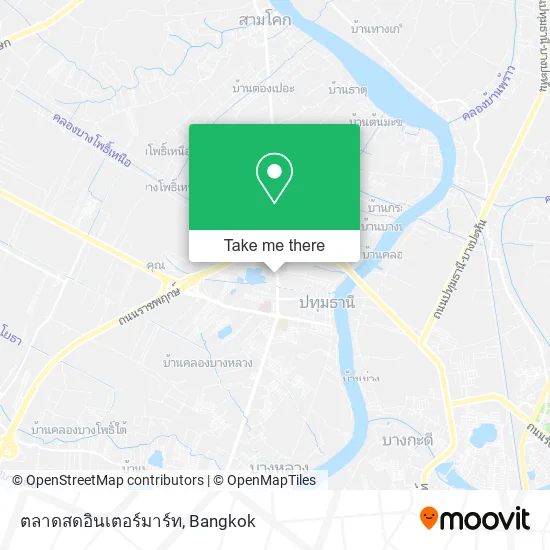 ตลาดสดอินเตอร์มาร์ท map