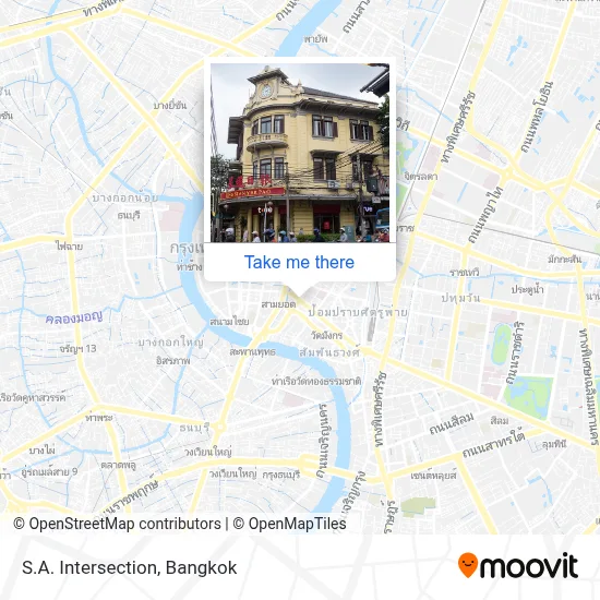 S.A. Intersection map