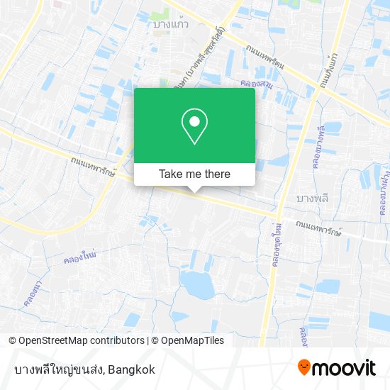 บางพลีใหญ่ขนส่ง map