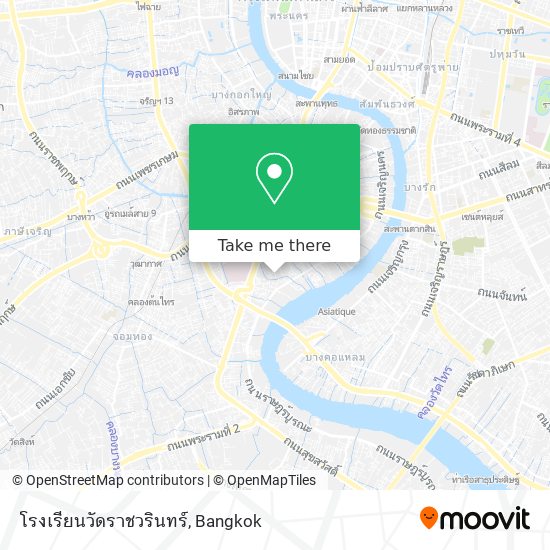 โรงเรียนวัดราชวรินทร์ map