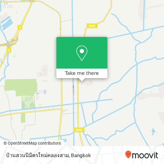 บ้านสวนนิมิตรใหม่คลองสาม map