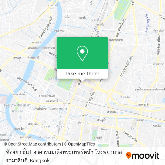 ห้องยา ชั้น1 อาคารสมเด็จพระเทพรัตน์ฯ โรงพยาบาลรามาธิบดี map