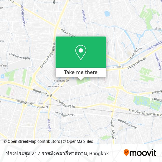 ห้องประชุม 217 ราชมังคลากีฬาสถาน map