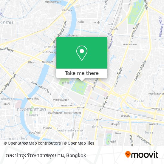 กองบำรุงรักษาราชอุทยาน map