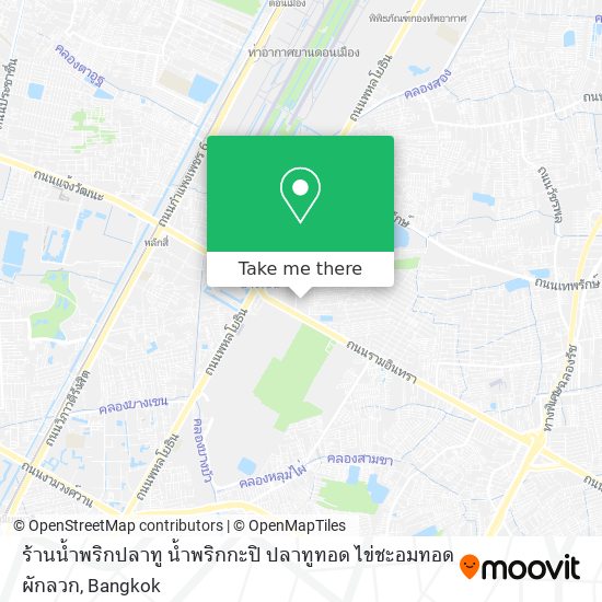 ร้านน้ำพริกปลาทู น้ำพริกกะปิ ปลาทูทอด ไข่ชะอมทอด ผักลวก map